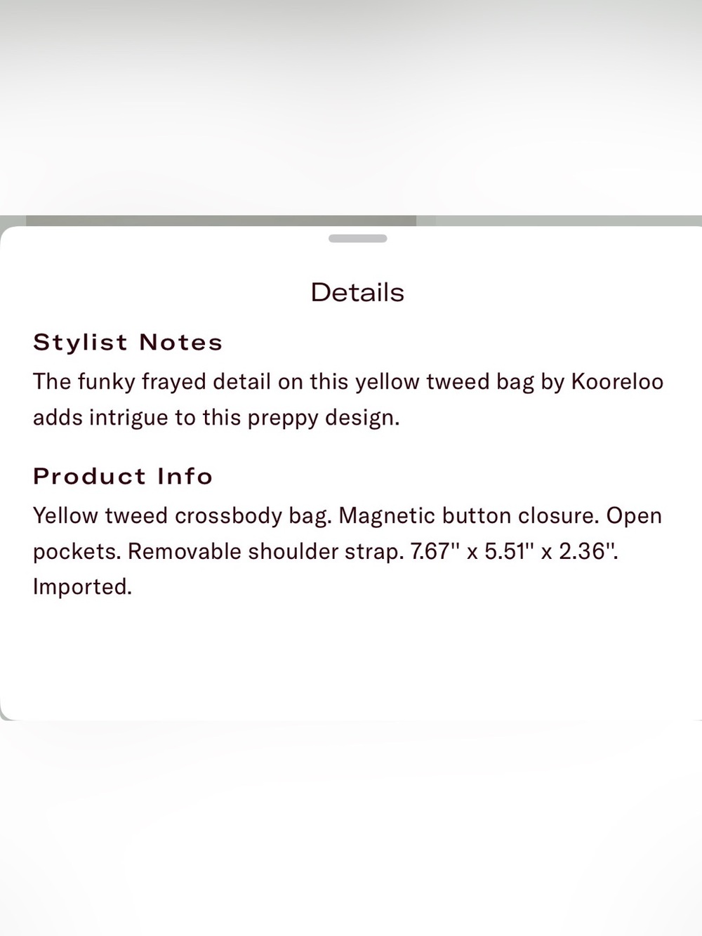 Kooreloo yellow Ibiza Mini Bag - Picture 4 of 11